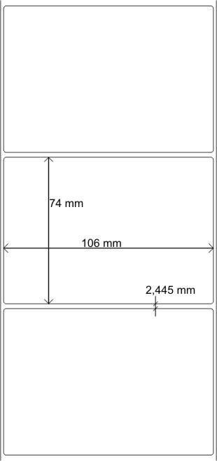 Etiqueta 106 x 74