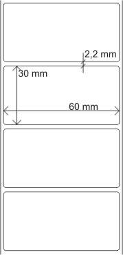 Etiqueta 60 x 30