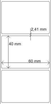 Etiqueta 60 x 40