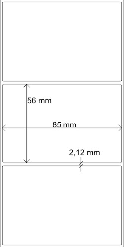 Etiqueta 85 x 56